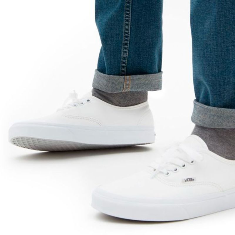 vans authentic blancas hombre