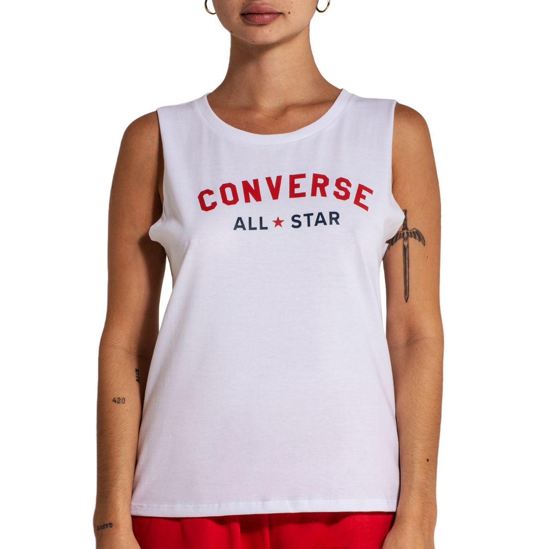 Musculosas top converse hombre