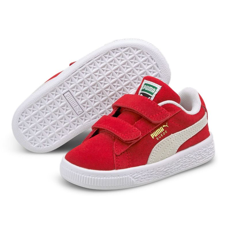 Puma suede cheap heart hombre rojas