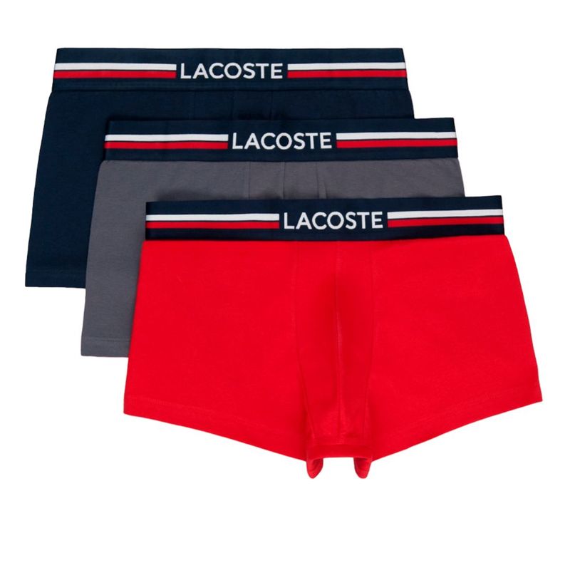 Calzoncillos Lacoste Pack 3 Unidades Para Hombre