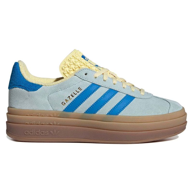 Adidas gazelle azules mujer best sale