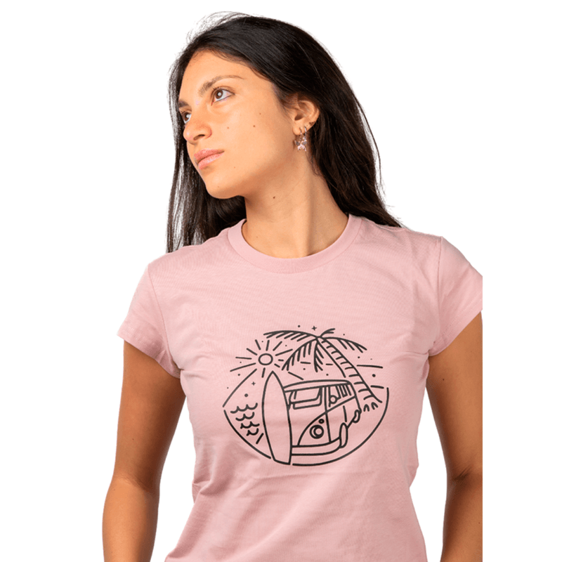 Remera Atlet Estampada De Mujer